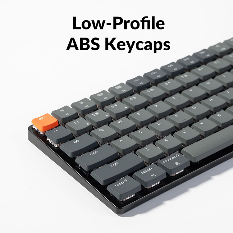 خرید کیبورد Keychron K3 RGB ورژن 3 - بی‌سیم - سوییچ مکانیکی Low-Profile 2.0 قهوه‌ای